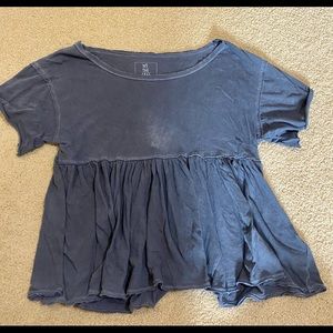 Free People Size S Peplum Top